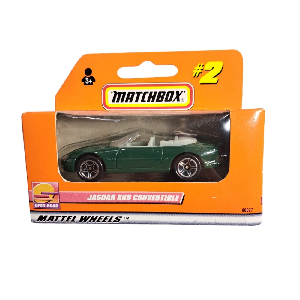 Matchbox Green Jaguar XK8‎ Convertible Mattel Wheels